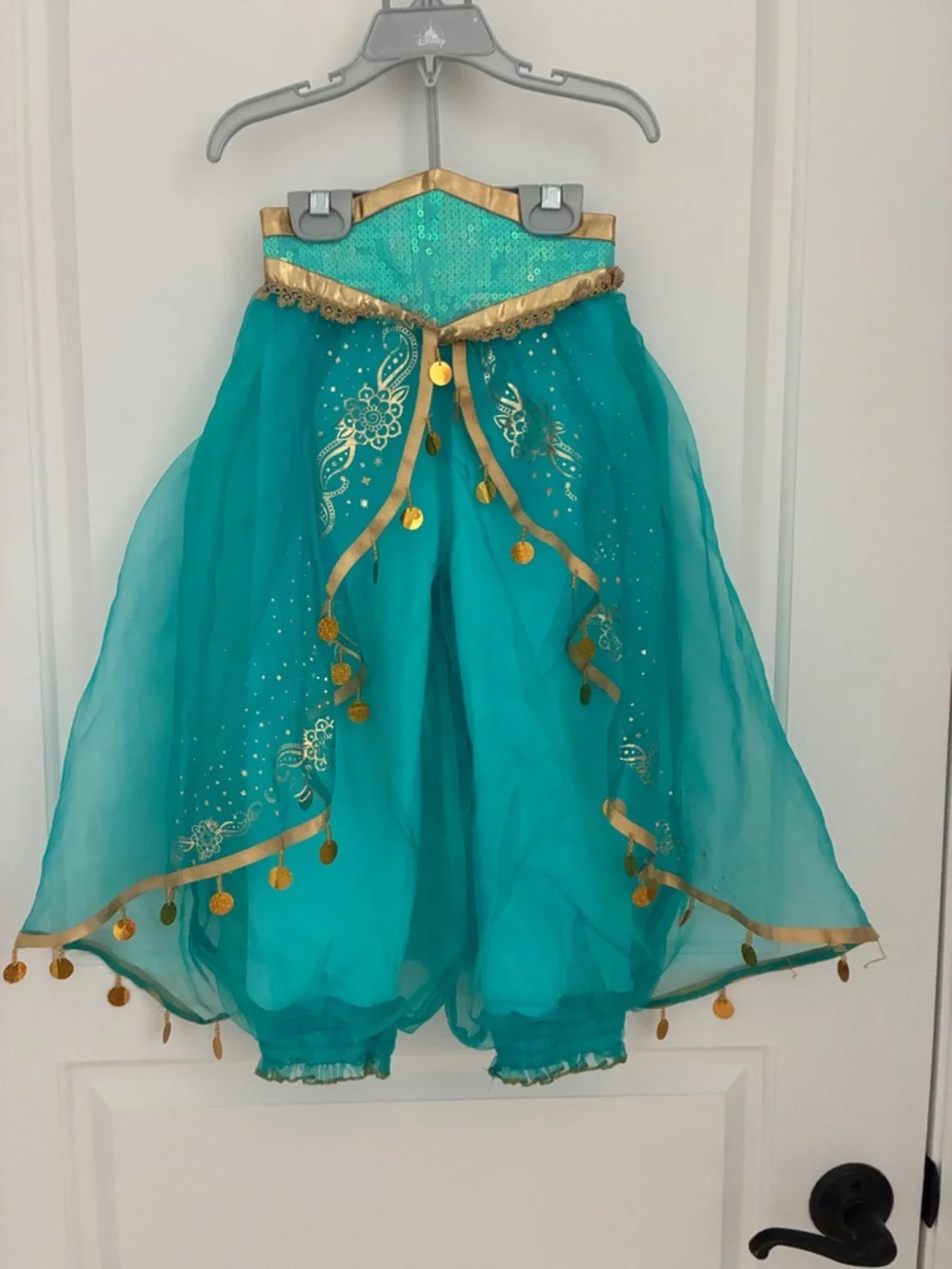 Disney Princess Jasmine Costume Dress Up Set - Size 4 - Picture 2 of 8